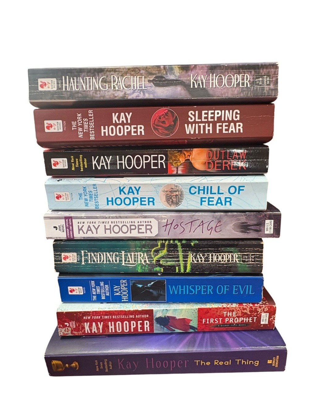 Lot of 9 Kay Hooper Paperback Books Fiction Mystery Novels